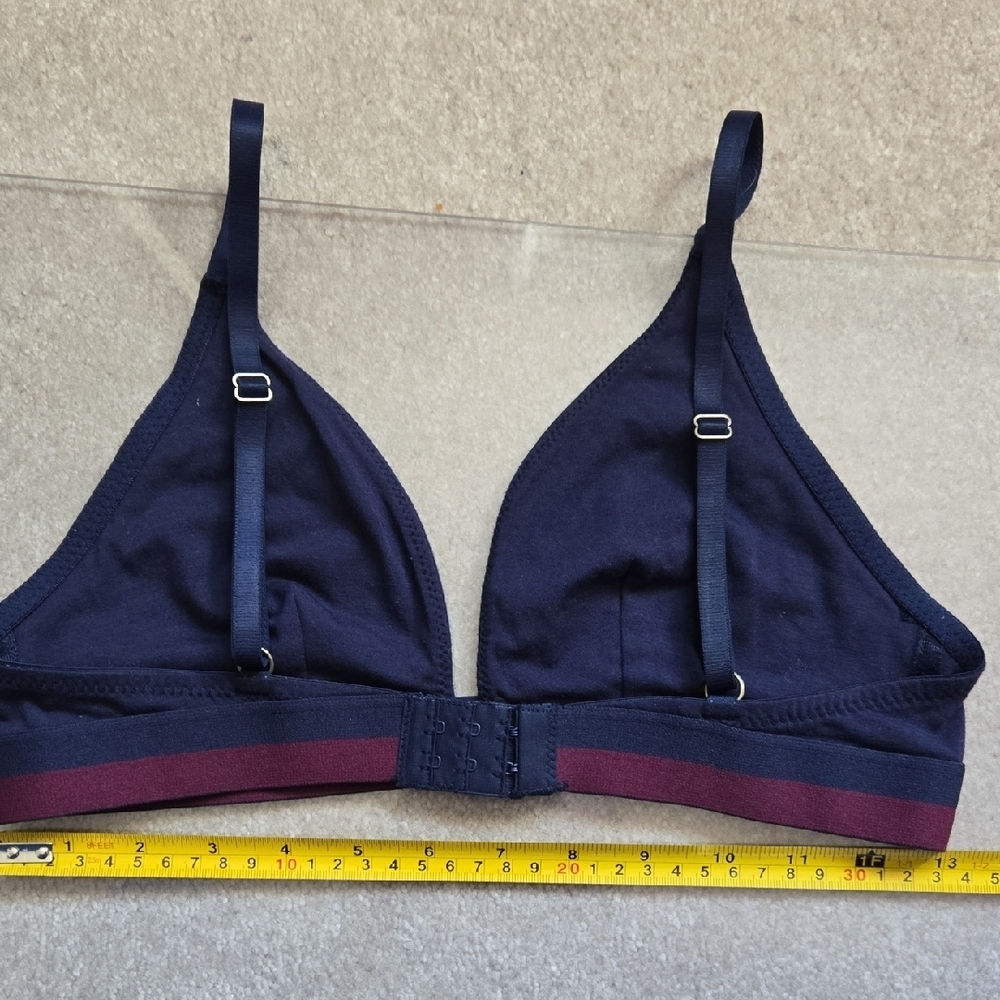 Vince Camuto Deep Blue and Burgundy Bralette, NWT, Small, Vince Camuto - Picture 1 of 7
